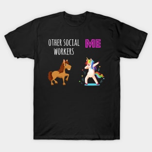 unicorn social worker, Funny Social Worker Gift T-Shirt